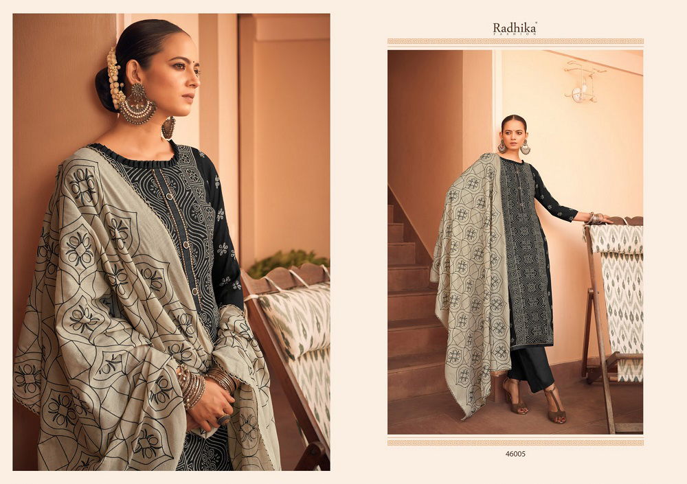 Radhika Azara Black Berry Fancy Ethnic Wear Wholesale ReadyMade Designer Karachi Suit